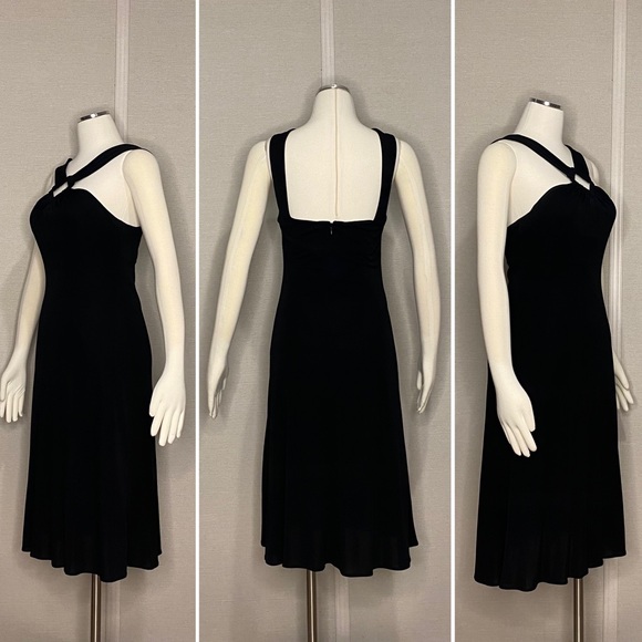 Vintage 90s Nine West X strap halter dress - Picture 2 of 8